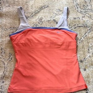 Nike Women's Coral and Purple Tank